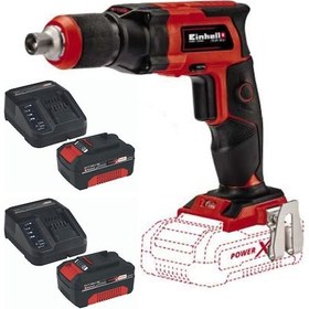 Resim Einhell Te-Dy Akülü Alçıpan Vidalama 18V + 2*4.0 Ah Starter Kit 