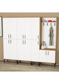 Resim Kalenderdekor1 Kalender Dekor Rose-1-3-4-4 Rs02 Portmanto Vestiyer Ayakkabılık 