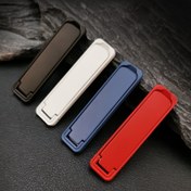 Resim Ultra-İnce Mini Metal Katlanır Cep Telefonu Tutucu Braketi Akıllı Telefon Aksesuarları Arka Sticker Görünmez Taşınabilir Cep Telefonu Masaüstü Destek Braketi 