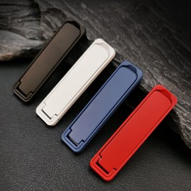 Resim Ultra-İnce Mini Metal Katlanır Cep Telefonu Tutucu Braketi Akıllı Telefon Aksesuarları Arka Sticker Görünmez Taşınabilir Cep Telefonu Masaüstü Destek Braketi 