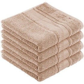 Resim Özdilek Colourist 50x90 Cm El-yüz Havlusu 4'lü Sütlü Kahve 