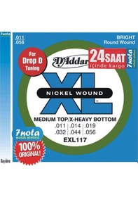 Resim Exl117 Elektro Gitar Teli 011 