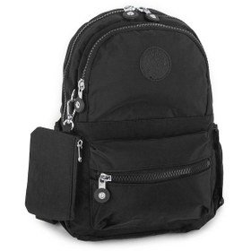 Resim Nas Bag Küçük Kadın Sırt Çantası Siyah Siyah 