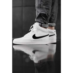 Resim Nike Court Vision Mid Nn Erkek Sneaker Ayakkabı DN3577-101-BEYAZ-SYH 