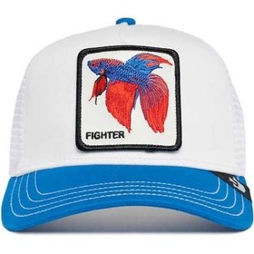 Resim Goorin Bros V2 Fighter Unisex Şapka-101-1435 Beyaz - Mavi 