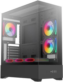 Resim Dark Diamond PRO 4x12cm FRGB USB 3,0 Bilgisayar Kasası DKCHDIAMONDPRO 