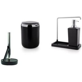 Resim Primanova 3Lü Mutfak Seti Siyah M-MS01-06 Siyah 