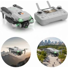 Resim Teknodayım Ekranlı Kumandalı Drone Engel Algılamalı Kolay Kontrol 