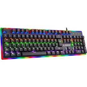 Resim Rampage BYGAME-K1 RGB Led Frame Rainbow Mekanik 