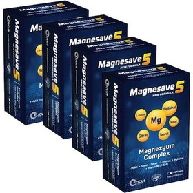 Resim Magnesave5 Magnezyum Complex 4 x 60 Kapsül 