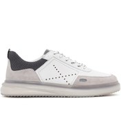 Resim Derimod Erkek Beyaz Bağcıklı Deri Sneaker 25SFD640714 