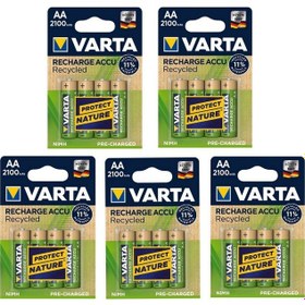 Resim Varta 2100 Mah 1.2V Aa Şarjlı Pil 20'li 