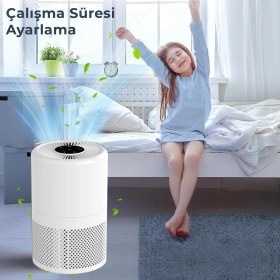 Resim Sinbo SAP-5507 Beyaz Hava Temizleme Cihazı Hepa Filtreli Türkiye Menşeli Sessiz Çalışma Özelliği 