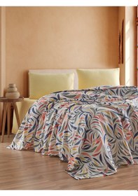 Resim Loyal Home Çift Kişilik 4 Parça Pike Takımı 200x240 Cm Sarı 