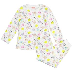 Resim Zeyland Kız Bebek Desenli Pijama Takımı (1-4Yaş) 