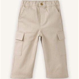 Resim Defacto Erkek Bebek Loose Fıt Pamuklu Pantolon G6379a526spbg106 Bej-bg106 