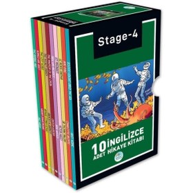 Resim Mavi Çatı Yayınları Stage 4 Ingilizce Hikaye Seti 10 Kitap Takım Sir Thomas Malory 