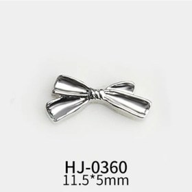 Resim 10 Adet Gümüş Alaşım Şerit Kelebek Nail Art Charm 3d Metal Papyon Çivi Sanat Dekorasyon Takı Manikür Aksesuarları Malzemeleri Turkuaz Mavi 