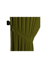 Resim Yağ Yeşili Ada Fon Perde Sık Pile 1'e 3 Pile-yağ Yeşili Yağ Yeşili 