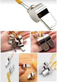 Resim Metal Düdük - Hakem Düdüğü - Deprem Düdüğü - Kamp Düdüğü 5 Adet 