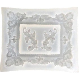 Resim Epoksi Silikon Kalıp Fotoğraf Çerçevesi Yapraklı 9.5X11 Cm 