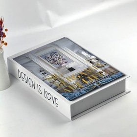 Resim Bak Gel Al Kitap Görünümlü Dekoratif Kutu, Iskandinav Tarzı Kitap Şeklinde Saklama Kutusu, Ev Dekorasyonu, Modern Ev Dekorasyon 