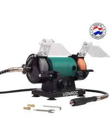 Resim VONROC Tezgah Spiralli Taş Motoru - 150W - 75 mm 