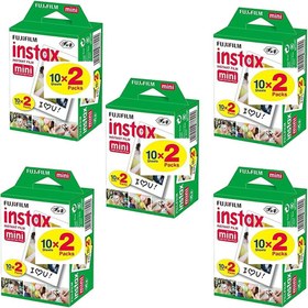 Resim Instax mini 20'li Film 5'li Set 100 Poz 