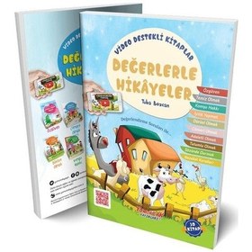 Resim Değerlerle Hikayeler Seti - 10 Kitap Takım - Tuba Bozcan - Yumurcak Yayınları 