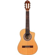 Resim Ortega Requinto Series Sedir 1/2 Klasik Gitar (Natural) 