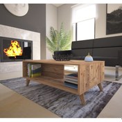 Resim Nur Mobilya Lina Orta Sehpa 2 Renk Seçeneğiyle 