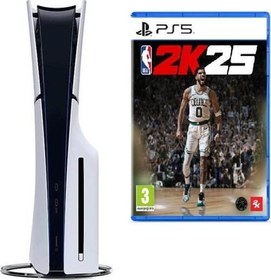 Resim Playstation 5 Slim 1TB ( İthalatçı garantili ) + PS5 NBA 2k25 