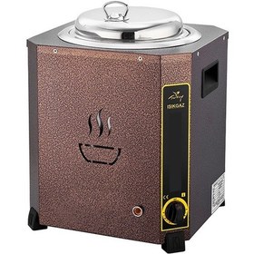 Resim Işıkgaz Silverinox Elektrikli 13 Litre Jumbo Çorba Potu Çorba Kazanı 