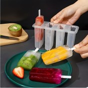 Resim Ev Yapımı Dondurma Kalıbı Kolay Çıkartmalı Popsicle Yapma Kutusu 