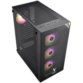 Resim Vento VG4200S 650W 80+ Mesh Panel Tempered Camlı Bilgisayar Kasası Siyah 