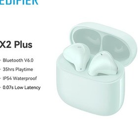 Resim Edifier X2 Plus Gerçek Kablosuz Kulaklık Tws Bluetooth Kulaklık 70 Ms Düşük Green 