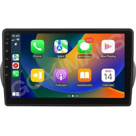 Resim Govimaks Fiat Fiorino 2008-2020 Uyumlu 6 Gb Ram 128 Gb Hafıza Android Multimedia Teyp 9" 