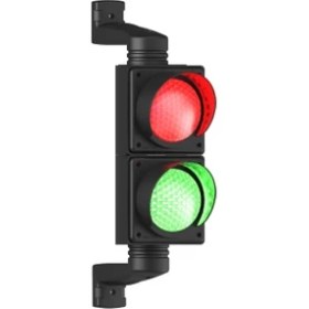 Resim Mesan Mesan ms 8031.1.2.110-220VAC Ø100MM Ledli Ikili Trafik Lambası 