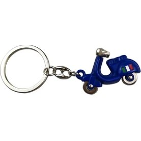Resim Cdwishbest Mavi Scooter Modeli Italya Bayrağı Anahtarlık Anahtarlık Pıaggıo Için Beverly Vespa 125 Gts Ducati Multistrada Aprilia Benelli Moda Hediye (Yurt Dışından) 
