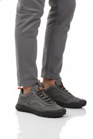 Resim WALKWAY Füme Bağcıklı Kaymaz Taban Erkek Spor Ayakkabı Mosk 2049 M 