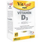 Resim ALLERGO Vitagil Puff D3 Vitamini 400 Iu 20 ml Sprey 