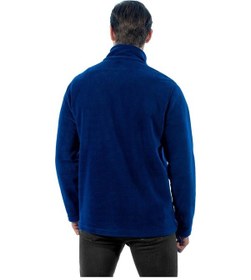 Resim Şensel, Erkek Polar Mont, Saks Mavi -99E441- Cepli, Outdoor 