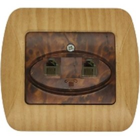 Resim Demirbağ Dmr Riva Maun Ahşap Desenli Ikili Nümeris 