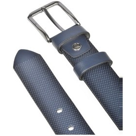 Resim Deepsea Erkek Lacivert 4 Cm Eninde Nokta Desenli Suni Deri Kemer 2402610 Lacivert 