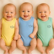 Resim CEMRE BEBE 3 Adet Aylık Ve Yaş Pamuklu Çıtçıtlı Body Kız Erkek Bebek Çıtçıtlı Badi 