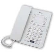 Resim STOREMAX MUARTSHOP TM142 Krem TM142 Krem Kablolu Telefon Beyaz 871301 
