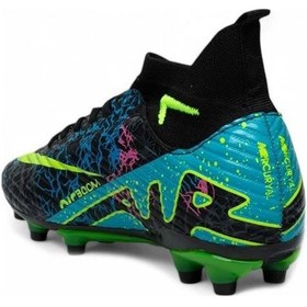 Resim Laliga 600 Yarı Profesyonel Erkek Çocuk Çoraplı Krampon Siyah 