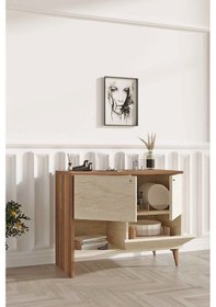 Resim Decormet Gwen Konsol Ceviz - Traverten Diğer 