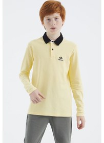 Resim Tommylife Tommy Life Sarı Polo Yaka Basic Erkek Çocuk T-shirt - 11171 Sarı 