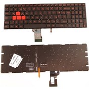 Resim Asus Uyumlu Rog Strix Gl702Vs Gl702Vm Notebook Klavye Işıklı 